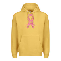 Antique Gold breast cancer ribbon Premium Hoodie - MaliasSmallBusiness