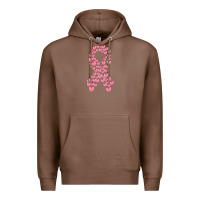 Chestnut breast cancer ribbon Premium Hoodie - MaliasSmallBusiness