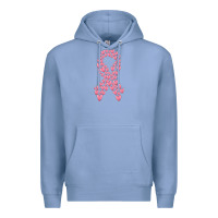 Colony Blue breast cancer ribbon Premium Hoodie - MaliasSmallBusiness
