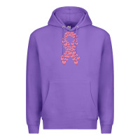 Purple breast cancer ribbon Premium Hoodie - MaliasSmallBusiness