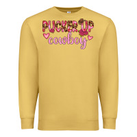 Antique Gold pucker up cowboy Premium Sweatshirt - JahusDesignShop