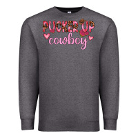 Charcoal Heather pucker up cowboy Premium Sweatshirt - JahusDesignShop