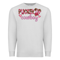 Dove Grey pucker up cowboy Premium Sweatshirt - JahusDesignShop