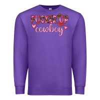 Purple pucker up cowboy Premium Sweatshirt - JahusDesignShop
