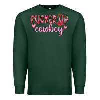 Sports Green pucker up cowboy Premium Sweatshirt - JahusDesignShop