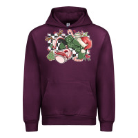 Mauve Wine gamer christmas game controller Urban Hoodie - MaliasSmallBusiness