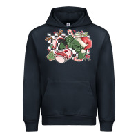 Navy gamer christmas game controller Urban Hoodie - MaliasSmallBusiness