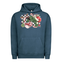 Pigment Midnight Navy gamer christmas game controller Urban Hoodie - MaliasSmallBusiness