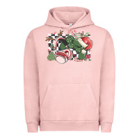 Pigment Salmon gamer christmas game controller Urban Hoodie - MaliasSmallBusiness