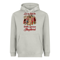 Moon Dust Christmas life is better with a german shepherd Heavyweight Hoodie - JahusDesignShop