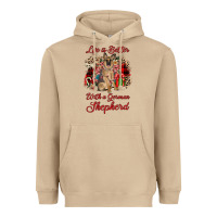 Mushroom Christmas life is better with a german shepherd Heavyweight Hoodie - JahusDesignShop