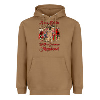 Toasted Coconut Christmas life is better with a german shepherd Heavyweight Hoodie - JahusDesignShop