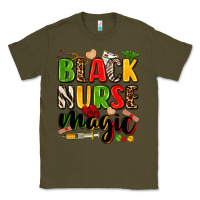 Army Green black nurse magic Classic Tee - Zillion Design Studio
