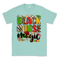 Seafoam black nurse magic Classic Tee - Zillion Design Studio