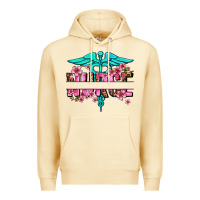 Pina Colada floral nurse preview Premium Hoodie - AdoDesignShop