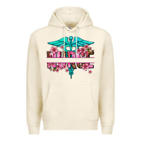 Tofu floral nurse preview Premium Hoodie - AdoDesignShop