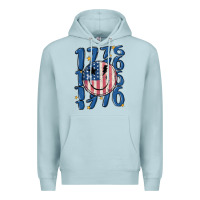 Blue Mist 1776 Premium Hoodie - MaliasSmallBusiness