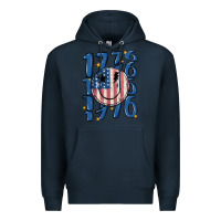 Navy 1776 Premium Hoodie - MaliasSmallBusiness