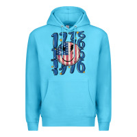Ocean Blue 1776 Premium Hoodie - MaliasSmallBusiness