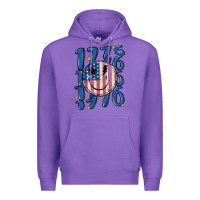 Purple 1776 Premium Hoodie - MaliasSmallBusiness