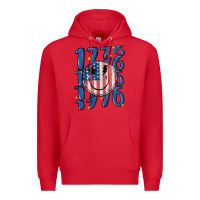 Red 1776 Premium Hoodie - MaliasSmallBusiness