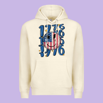 1776 Premium Hoodie Designed By Maliassmallbusiness