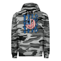 Slate Camo 1776 Premium Hoodie - MaliasSmallBusiness