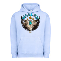 Pigment Grape Ice wallen with bull skull Urban Hoodie - NancyCooperArtShop