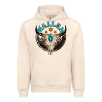 Sandshell wallen with bull skull Urban Hoodie - NancyCooperArtShop