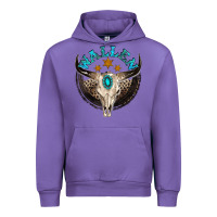 Tulip wallen with bull skull Urban Hoodie - NancyCooperArtShop