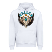 White wallen with bull skull Urban Hoodie - NancyCooperArtShop