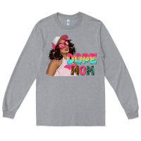 Heather Grey pink sunglasses afro black girl dope mom Long Sleeve Tee - texasbilliewilder