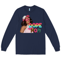 Navy pink sunglasses afro black girl dope mom Long Sleeve Tee - texasbilliewilder