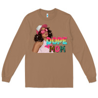 Toasted Coconut pink sunglasses afro black girl dope mom Long Sleeve Tee - texasbilliewilder