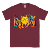 Burgundy summer mom Classic Tee - texasbilliewilder