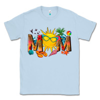 Dusty Blue summer mom Classic Tee - texasbilliewilder