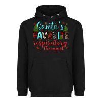 Black santa s favorite respiratory therapist Heavyweight Hoodie - JahusDesignShop