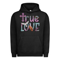 Pigment Black true love Urban Hoodie - NancyCooperArtShop
