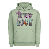 Pigment Oil Green true love Urban Hoodie - NancyCooperArtShop