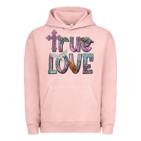 Pigment Salmon true love Urban Hoodie - NancyCooperArtShop