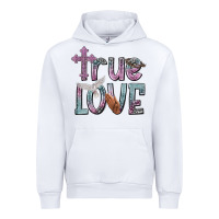 White true love Urban Hoodie - NancyCooperArtShop