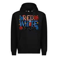 Black red white boujee Premium Hoodie - MaliasSmallBusiness