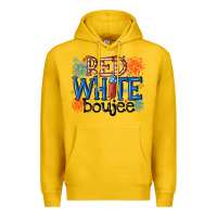 Lemon red white boujee Premium Hoodie - MaliasSmallBusiness