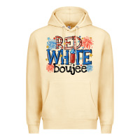 Pina Colada red white boujee Premium Hoodie - MaliasSmallBusiness