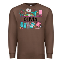 Chestnut nurse elements with costom name Premium Sweatshirt - AdoDesignShop