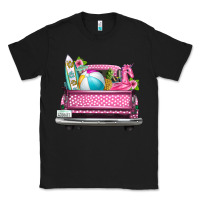 Black summer pink truck beach Classic Tee - texasbilliewilder