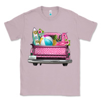 Lilac summer pink truck beach Classic Tee - texasbilliewilder