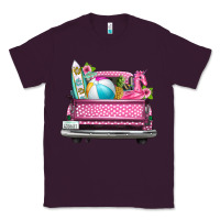 Plum summer pink truck beach Classic Tee - texasbilliewilder