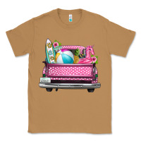 Toasted Coconut summer pink truck beach Classic Tee - texasbilliewilder