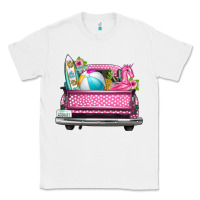 White summer pink truck beach Classic Tee - texasbilliewilder